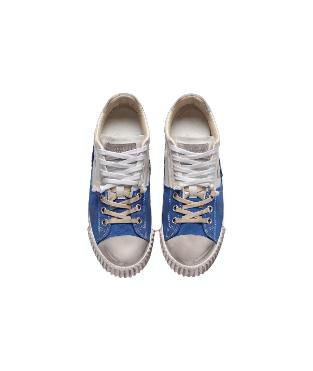 MAISON MARGIELA Синие кроссовки, фото 4