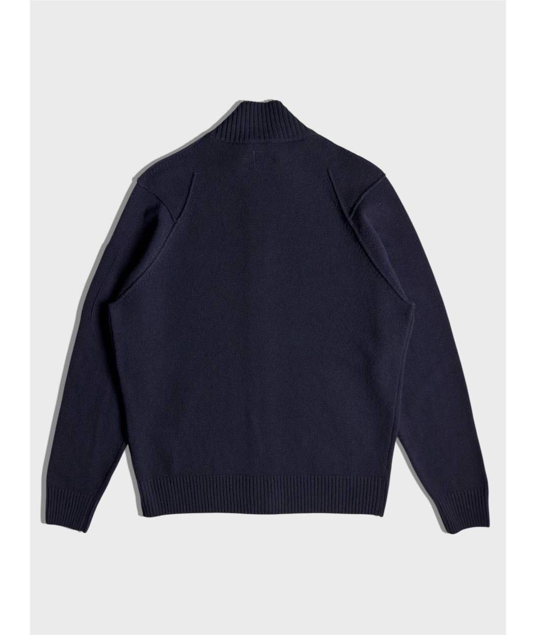 CP COMPANY Темно-синий шерстяной кардиган, фото 2