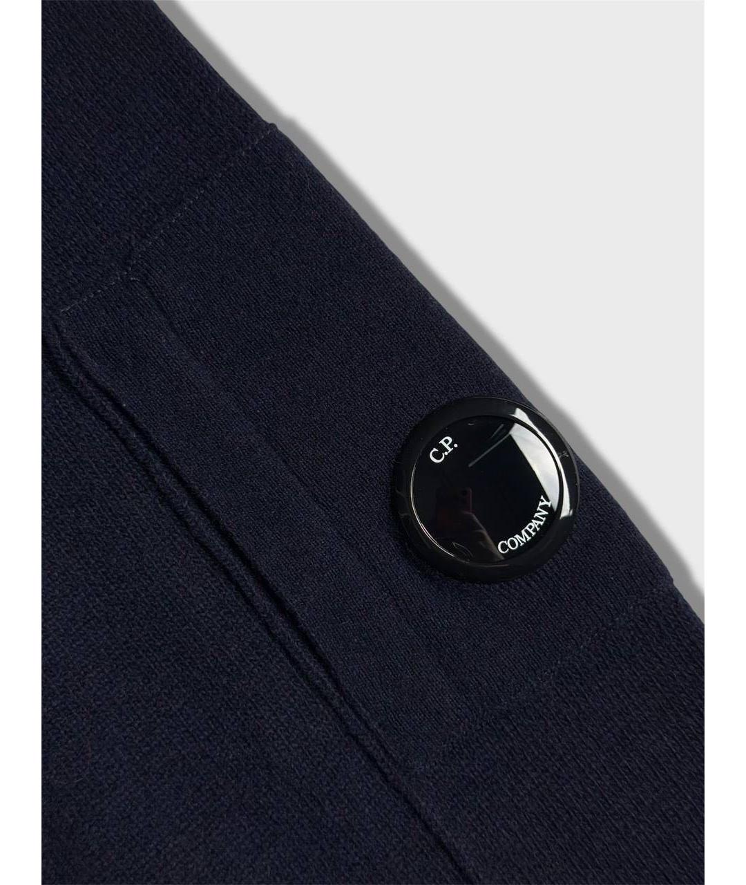 CP COMPANY Темно-синий шерстяной кардиган, фото 5