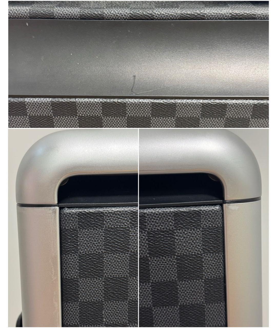 LOUIS VUITTON Черный чемодан, фото 8