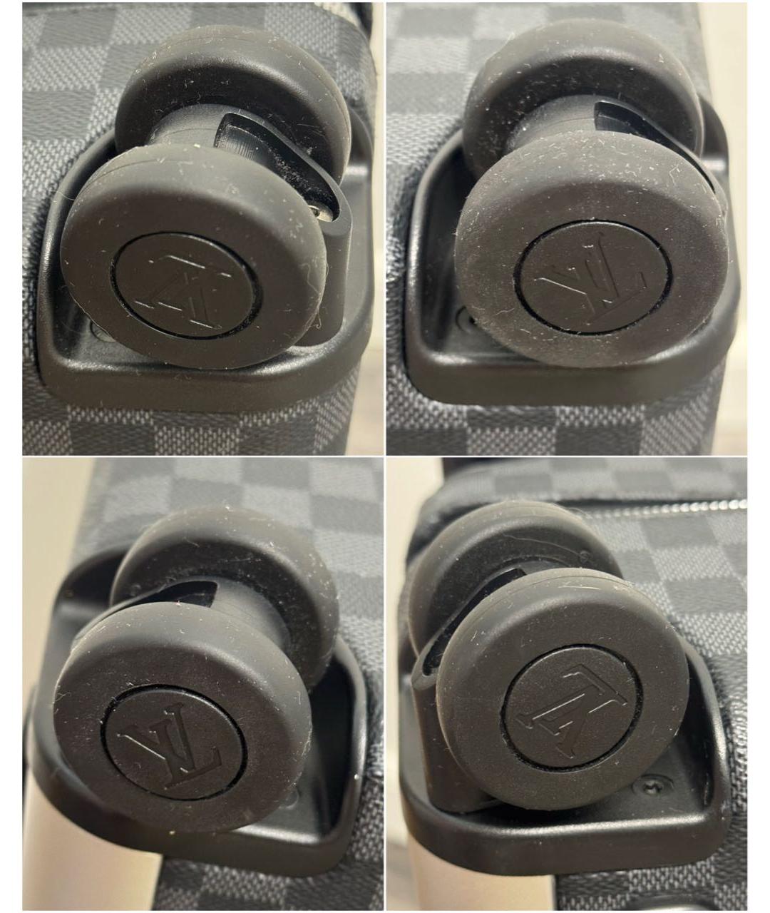 LOUIS VUITTON Черный чемодан, фото 6