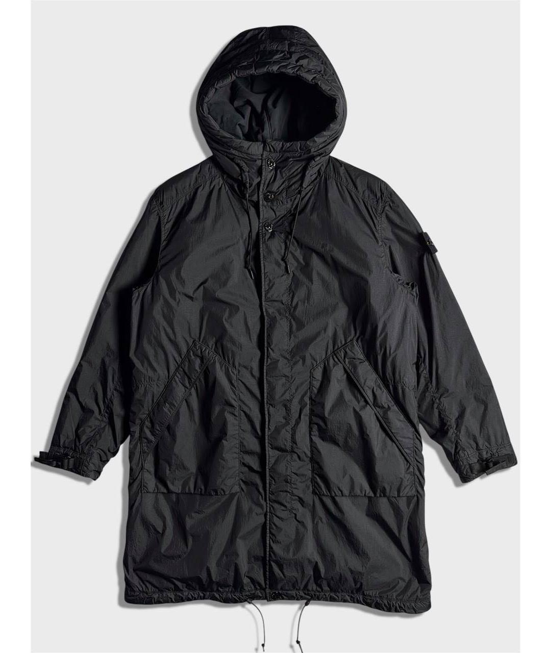 STONE ISLAND Черная парка, фото 6