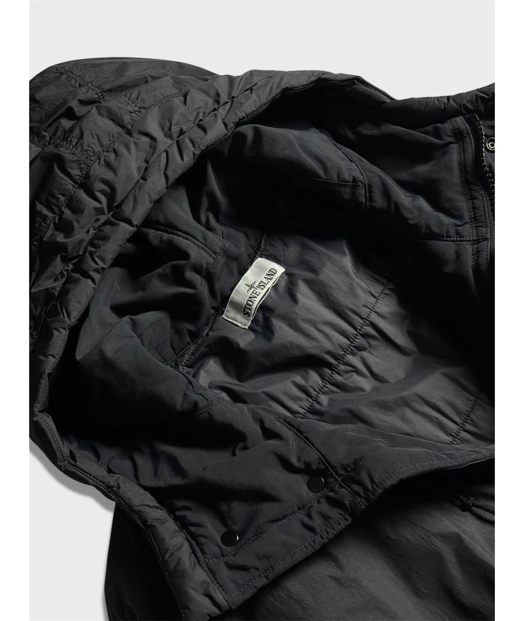 STONE ISLAND Черная парка, фото 3