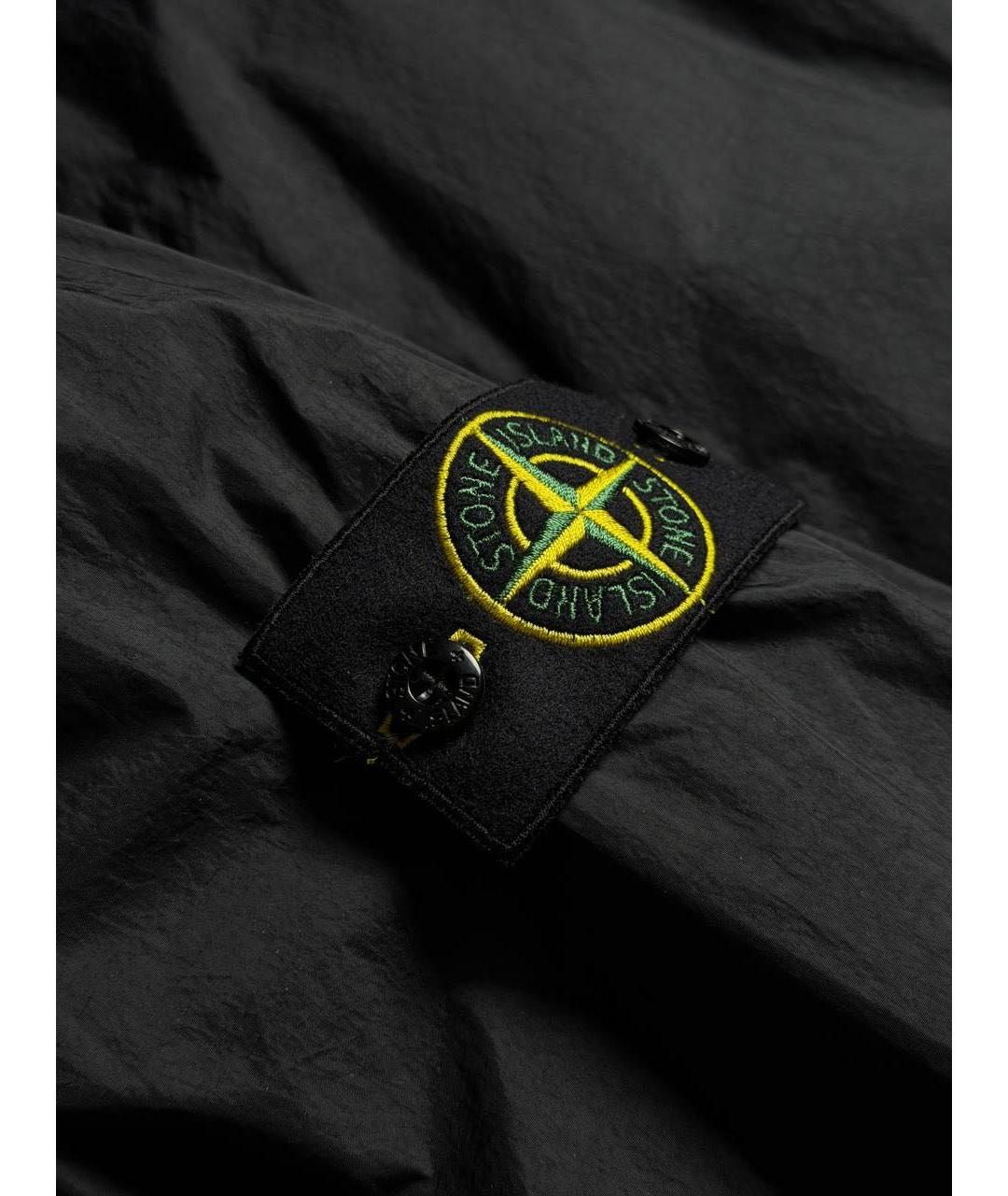 STONE ISLAND Черная парка, фото 5