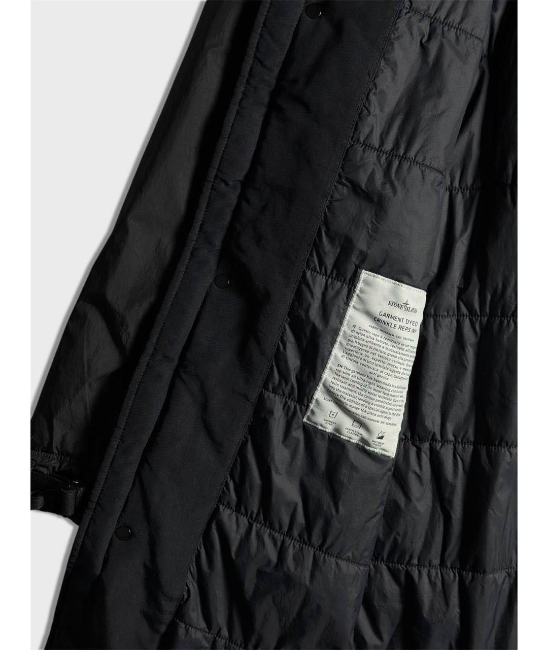 STONE ISLAND Черная парка, фото 4