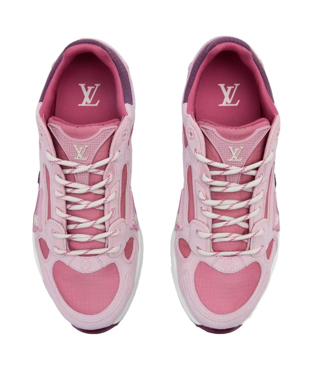 LOUIS VUITTON Розовые кроссовки, фото 4