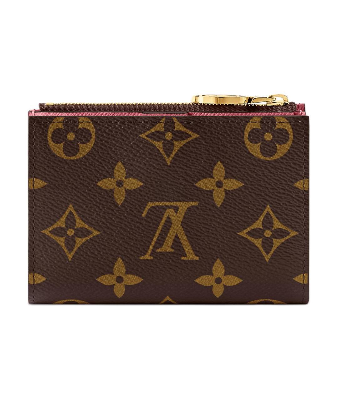 LOUIS VUITTON Коричневый кошелек, фото 3