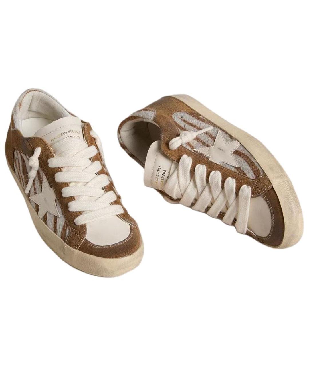 GOLDEN GOOSE DELUXE BRAND Коричневые кроссовки, фото 4