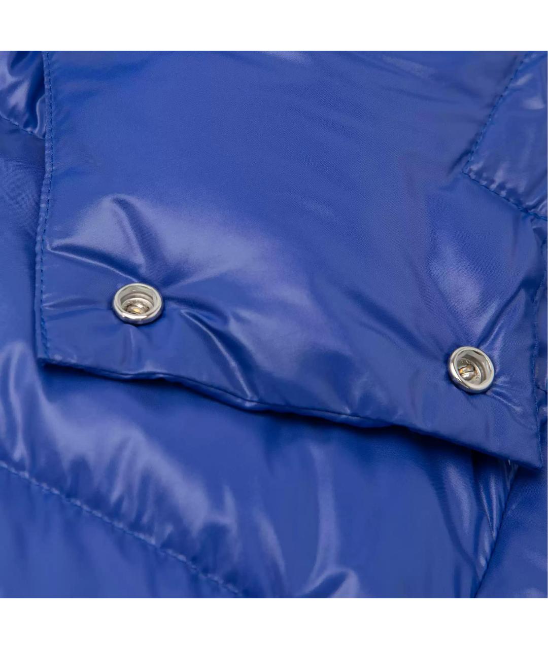 MONCLER Синяя полиамидовая куртка, фото 3