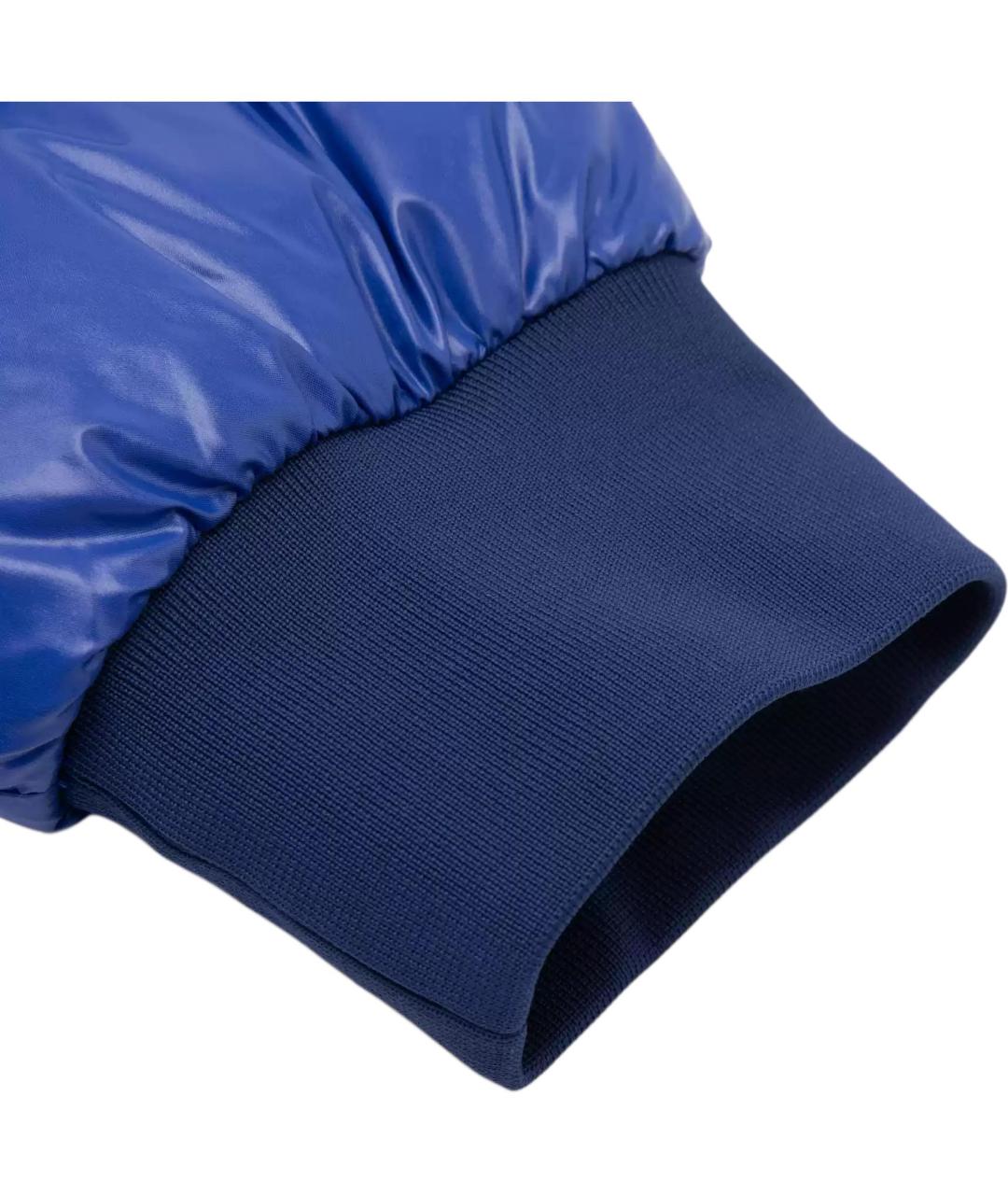 MONCLER Синяя полиамидовая куртка, фото 4