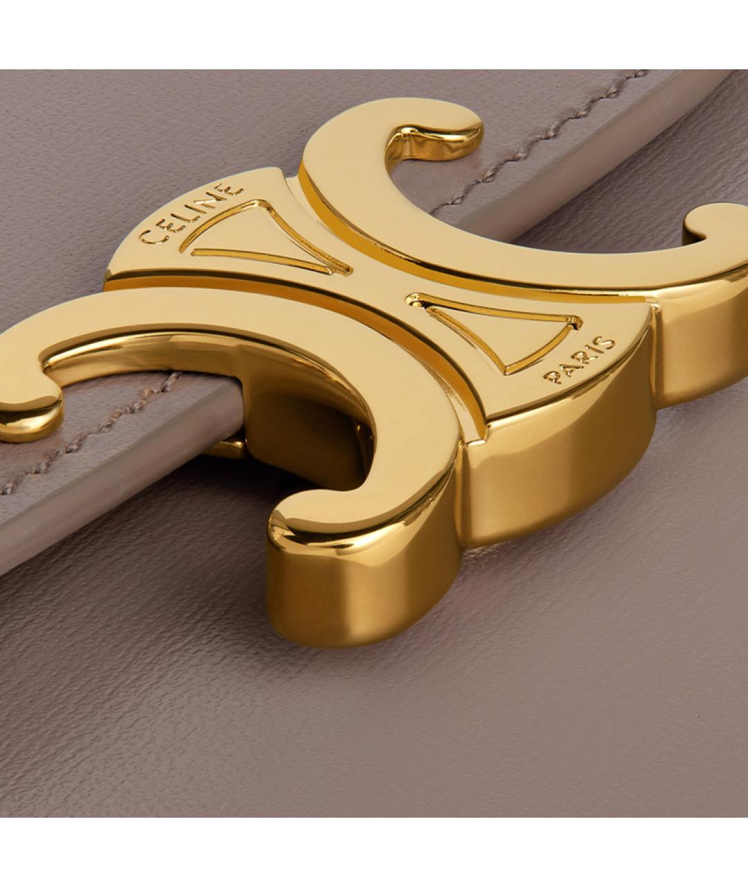 CELINE Коричневый кожаный кошелек, фото 5