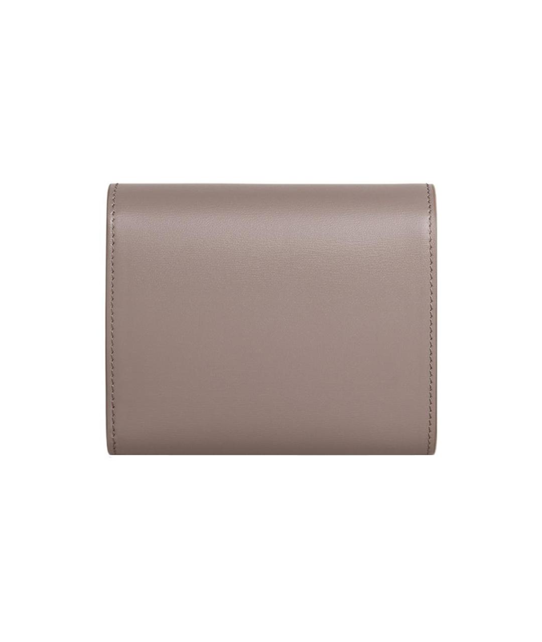 CELINE Коричневый кожаный кошелек, фото 3