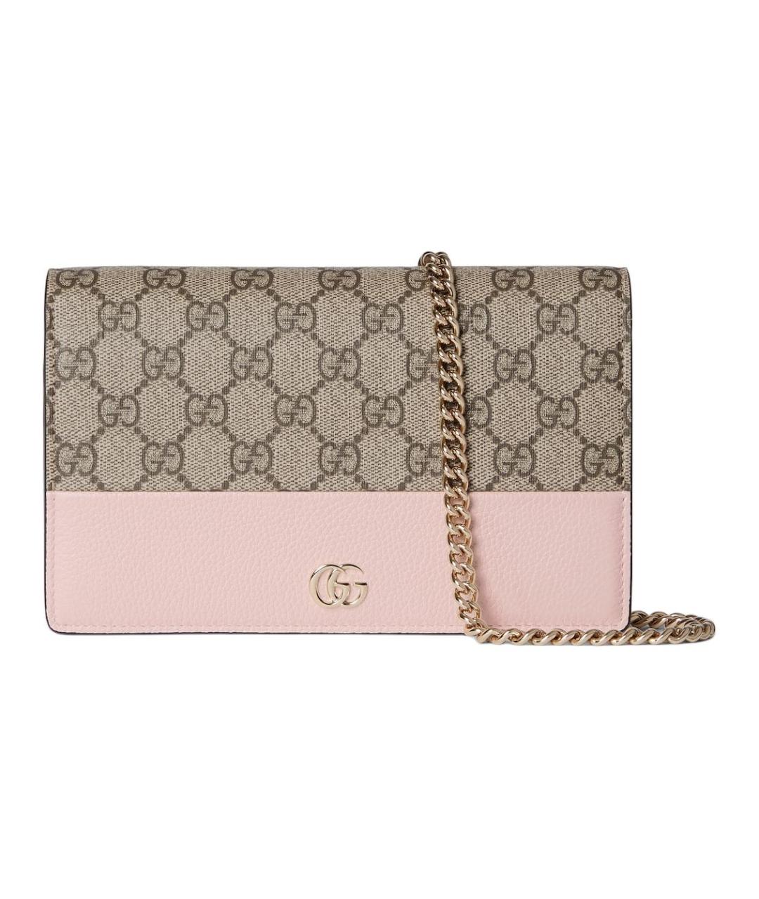 GUCCI Бежевая сумка через плечо из канвы, фото 6