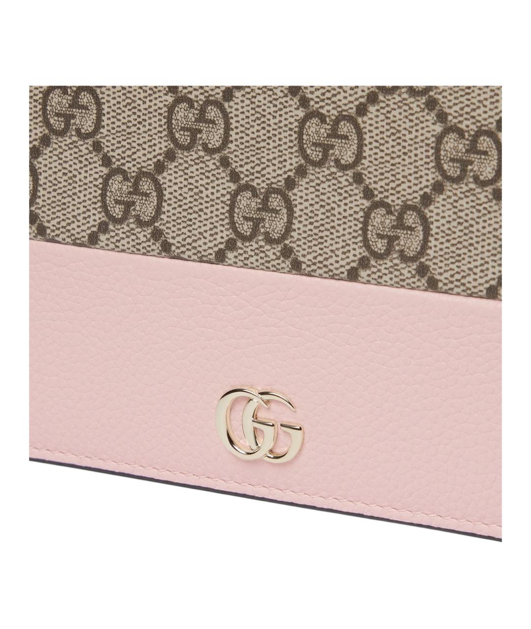 GUCCI Бежевая сумка через плечо из канвы, фото 5