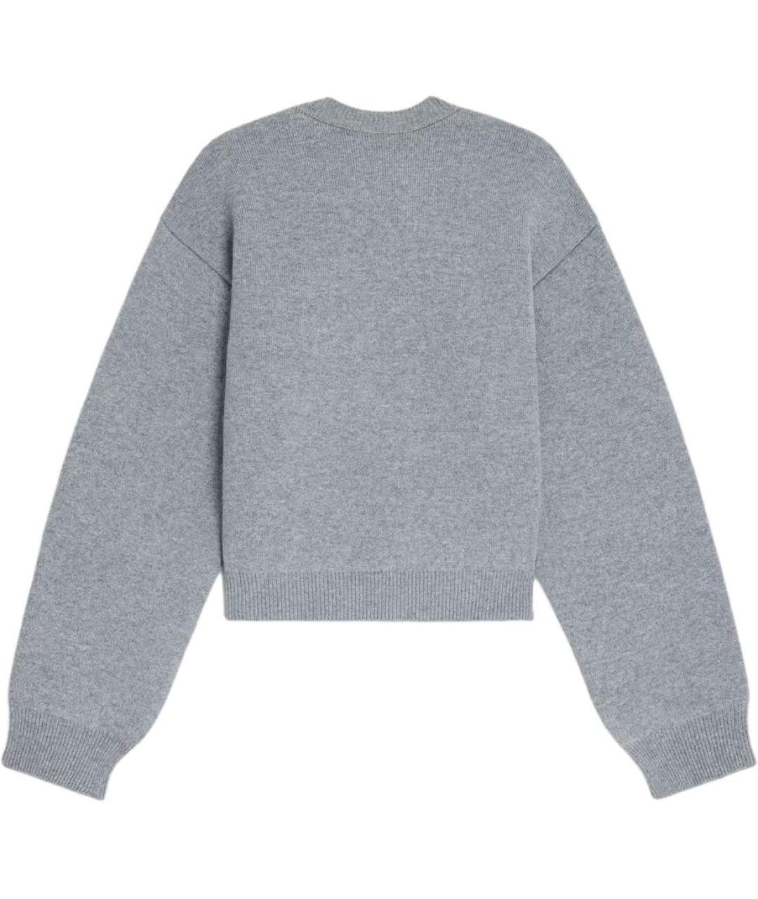 CELINE Серый кашемировый джемпер / свитер, фото 2