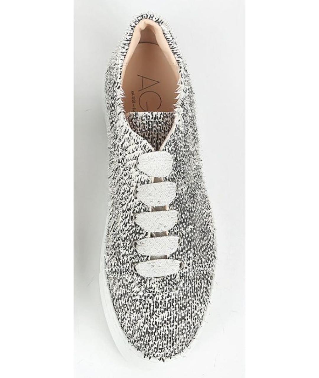 AGL Серые кожаные кеды, фото 5