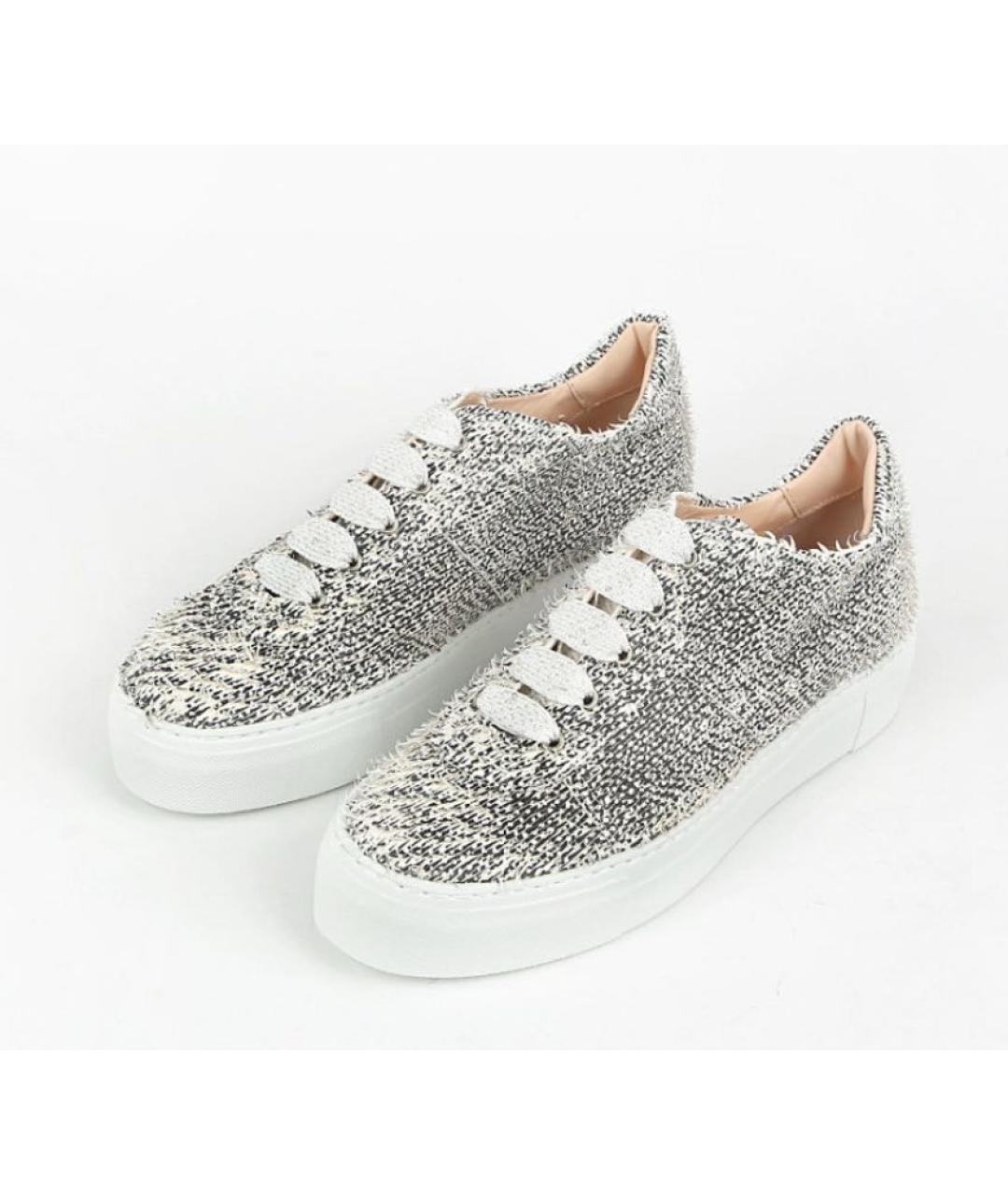 AGL Серые кожаные кеды, фото 2