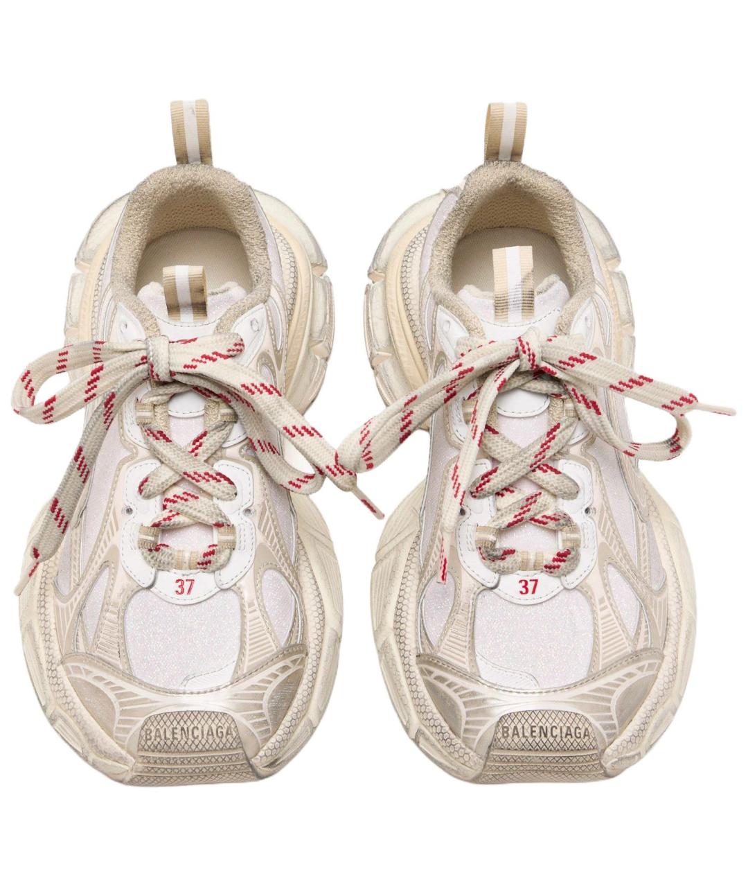 BALENCIAGA Бежевые кроссовки, фото 4