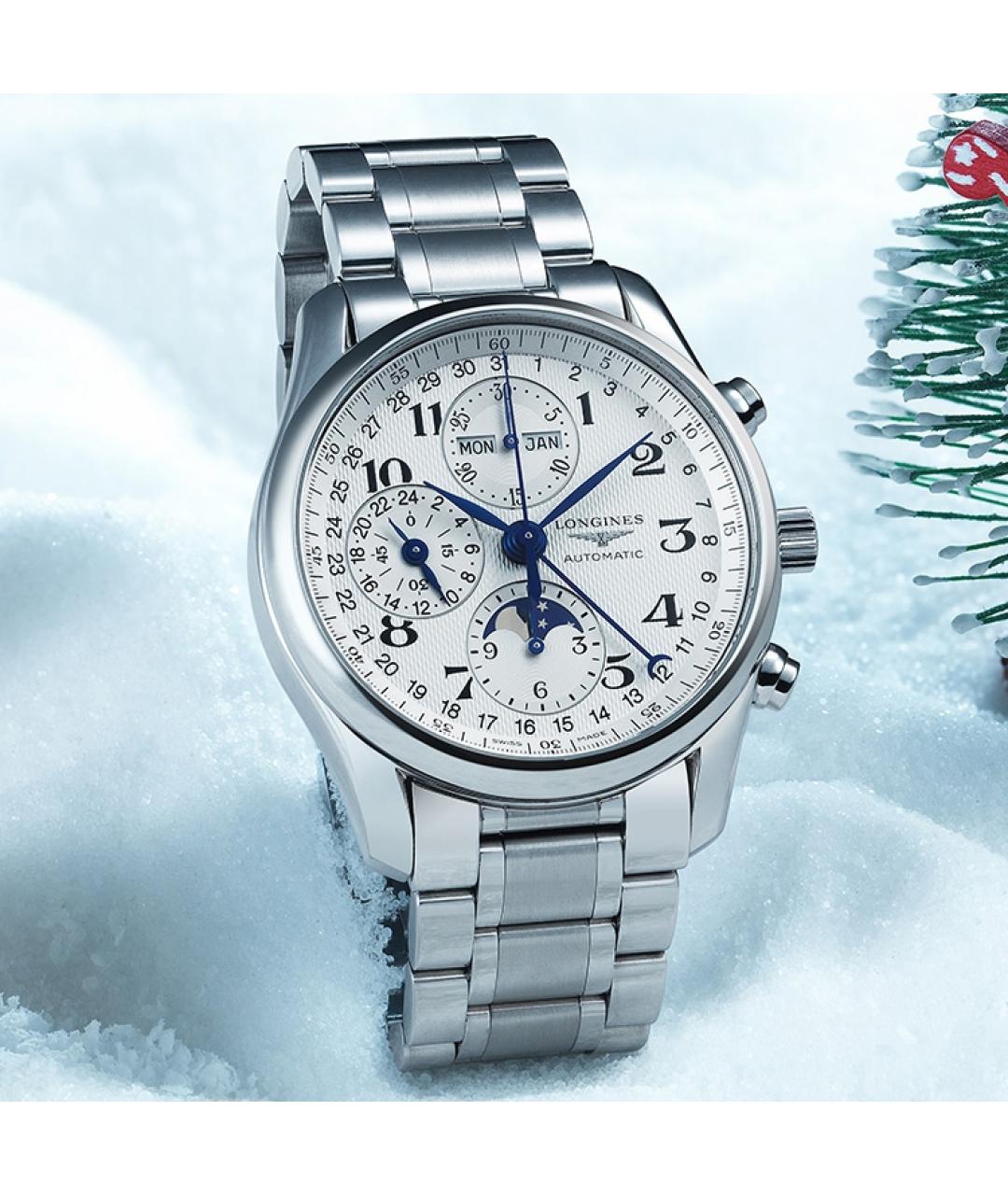 LONGINES Серебряные часы, фото 5