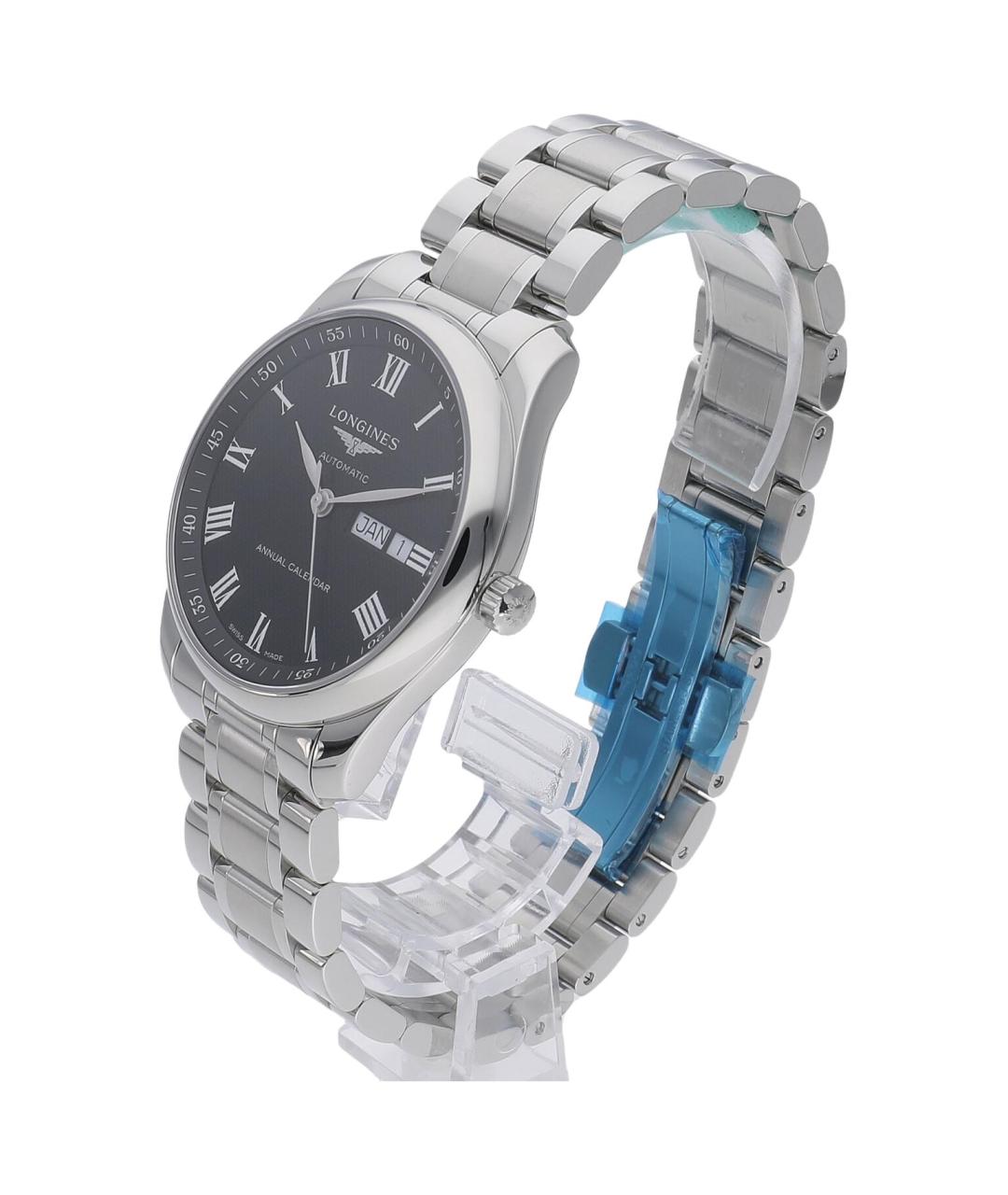 LONGINES Черные часы, фото 4