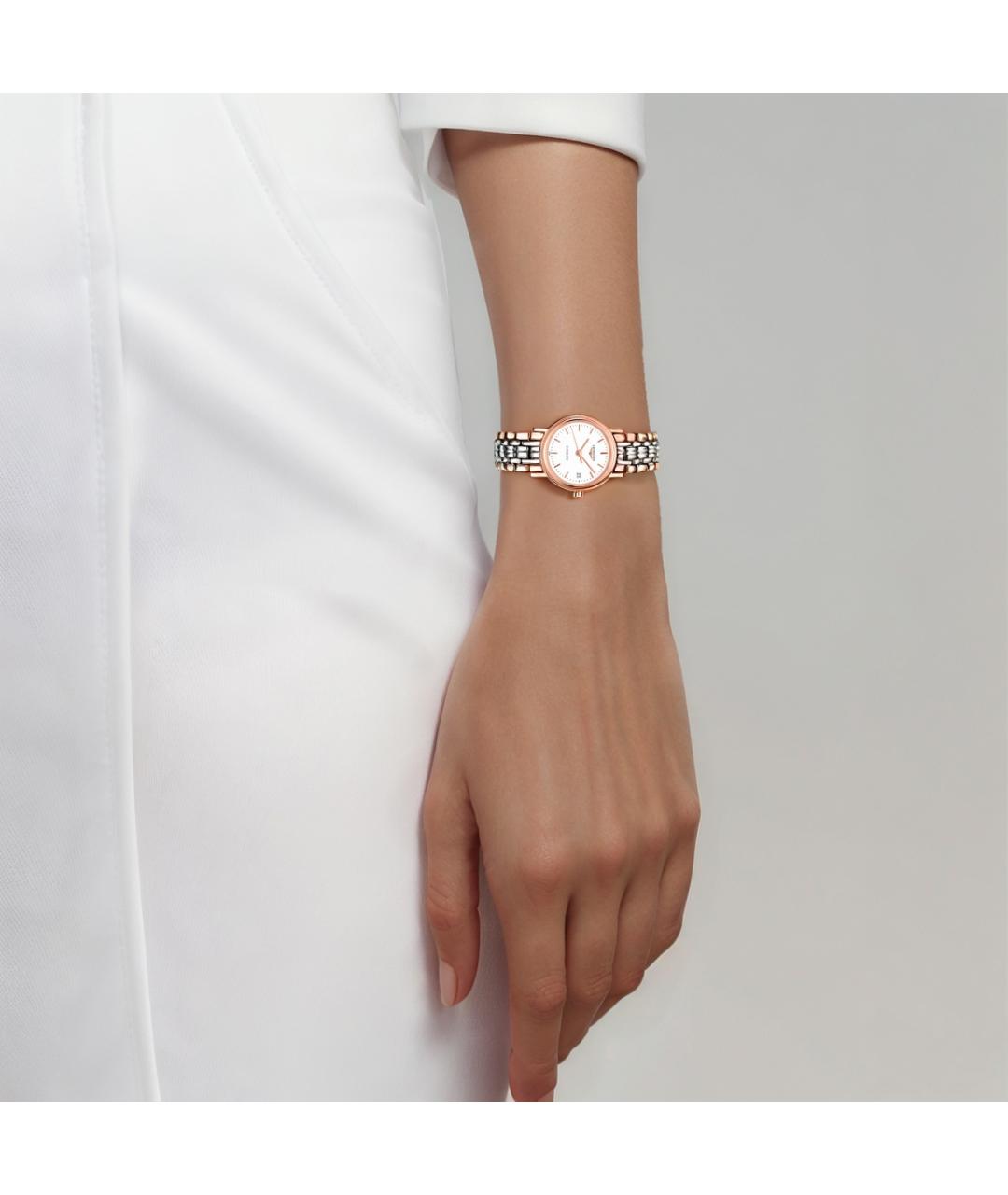 LONGINES Золотые стальные часы, фото 5