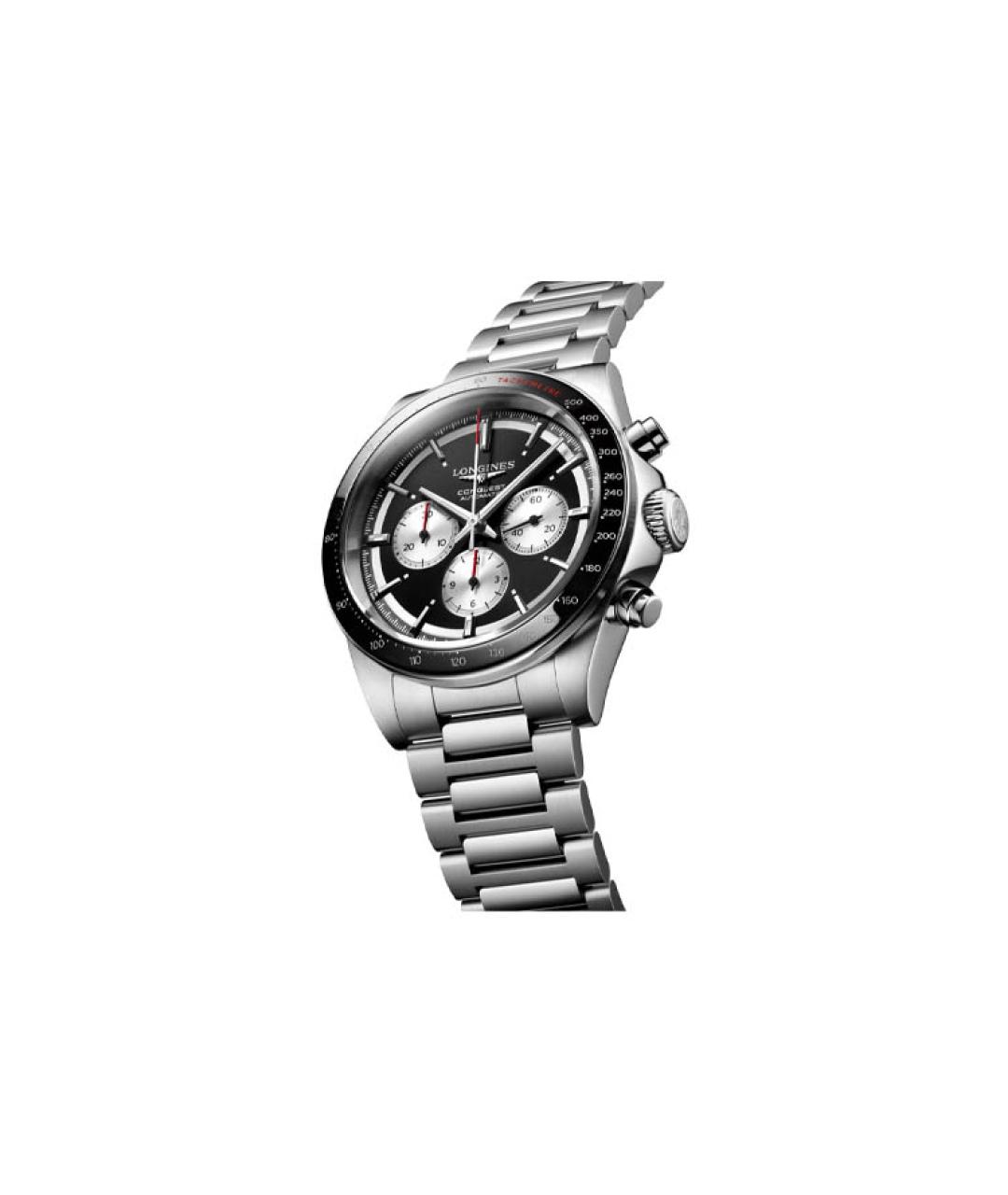 LONGINES Черные часы, фото 2