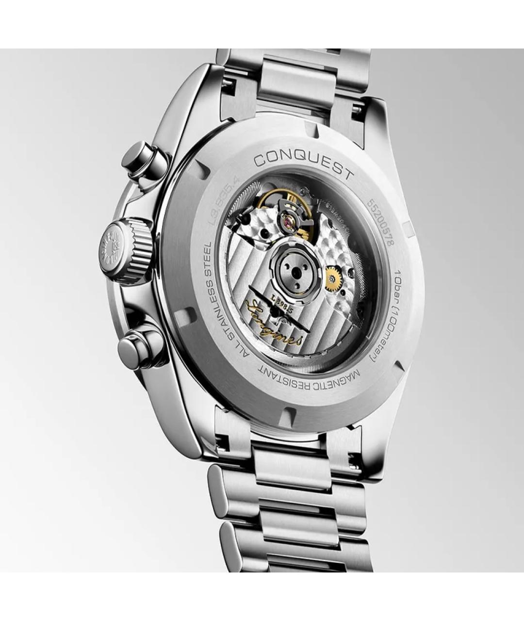 LONGINES Черные часы, фото 5