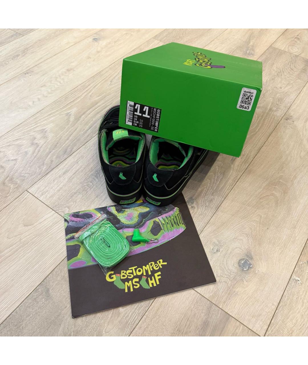 MSCHF Черные замшевые низкие кроссовки / кеды, фото 6