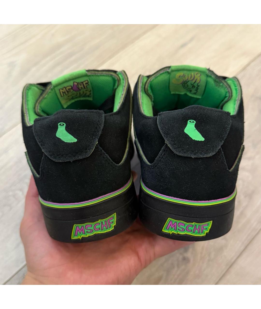 MSCHF Черные замшевые низкие кроссовки / кеды, фото 4