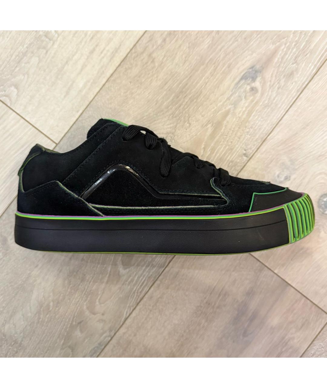 MSCHF Черные замшевые низкие кроссовки / кеды, фото 8