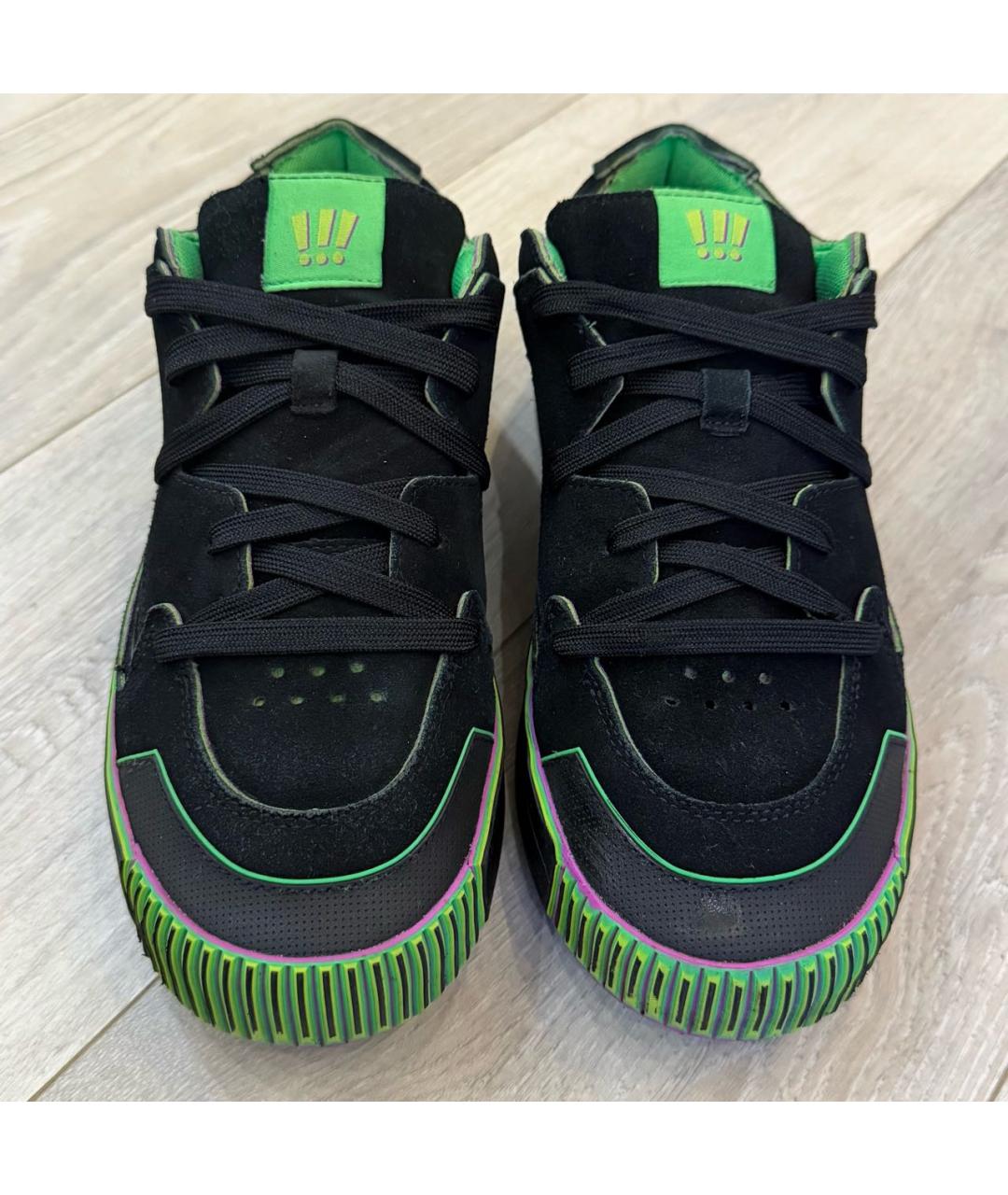 MSCHF Черные замшевые низкие кроссовки / кеды, фото 2