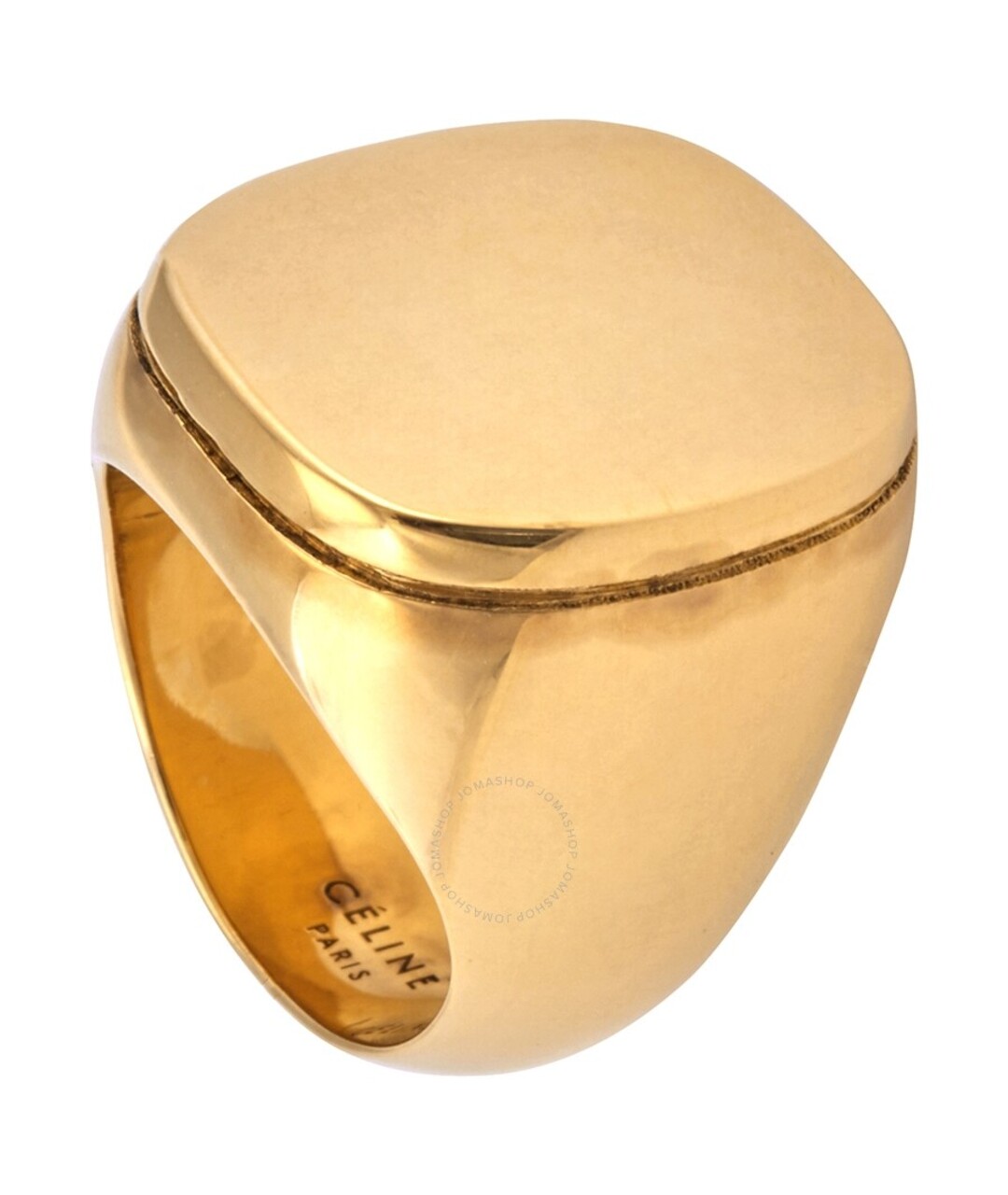 CELINE PRE-OWNED Золотое латунное кольцо, фото 1