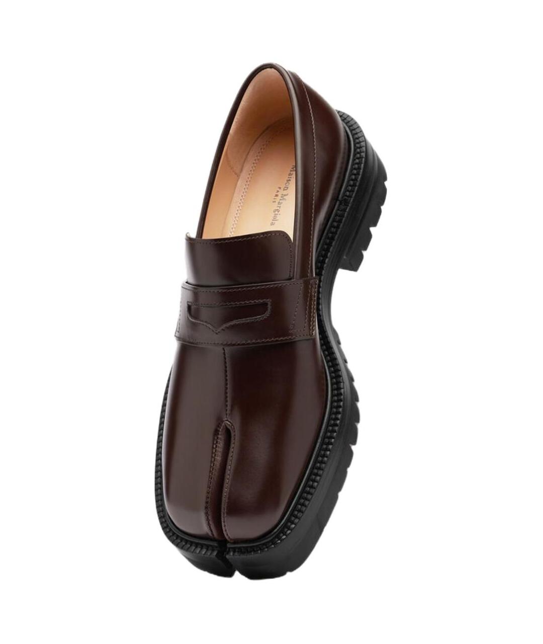 MAISON MARGIELA Коричневые кожаные лоферы, фото 3