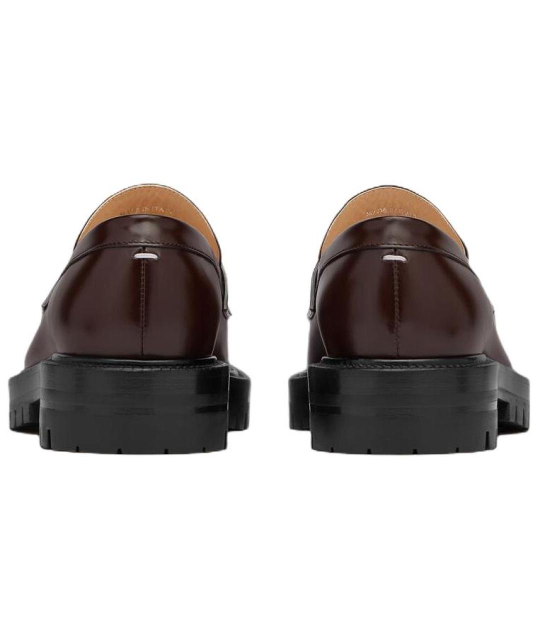 MAISON MARGIELA Коричневые кожаные лоферы, фото 5