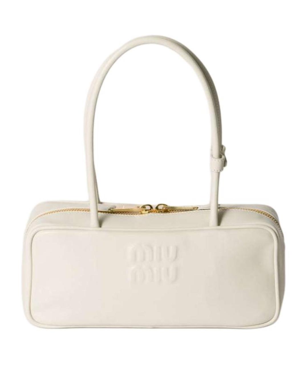 MIU MIU Белая сумка через плечо, фото 1