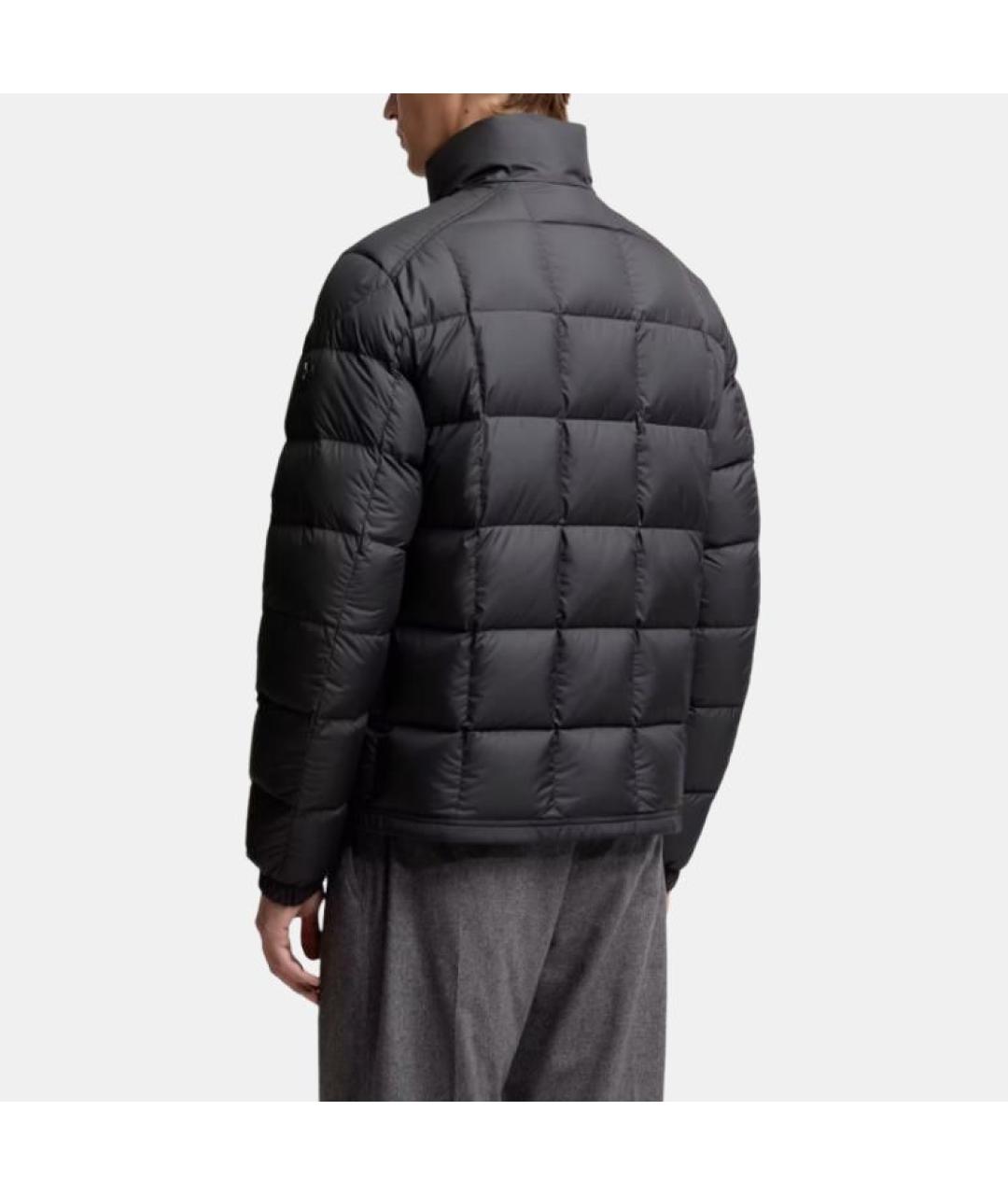 MONCLER Черная полиамидовая куртка, фото 3