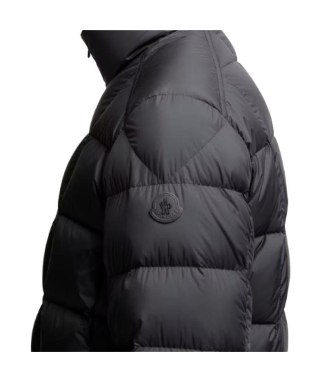 MONCLER Черная полиамидовая куртка, фото 5