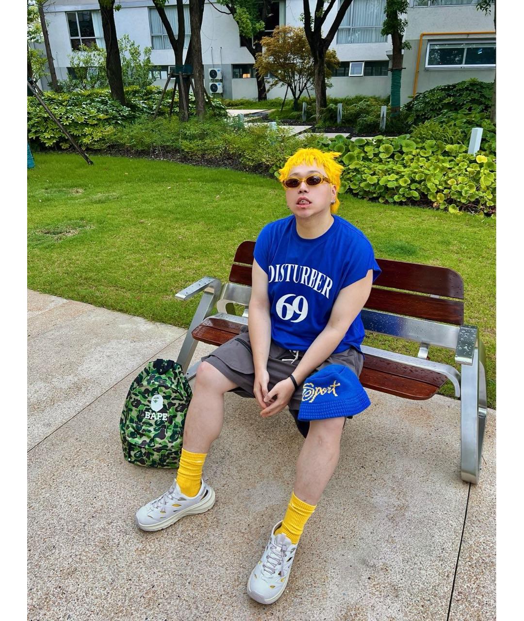 A BATHING APE Зеленый синтетический рюкзак, фото 7