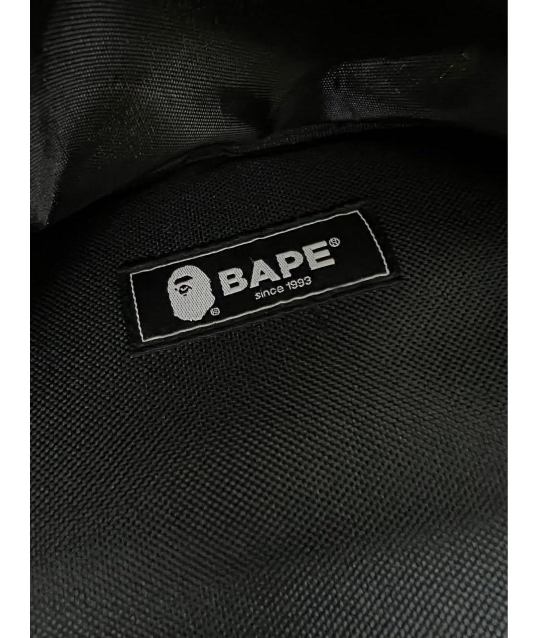 A BATHING APE Зеленый синтетический рюкзак, фото 4