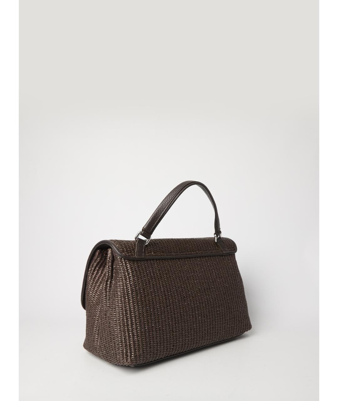 ZANELLATO Коричневая пелетеная сумка тоут, фото 2