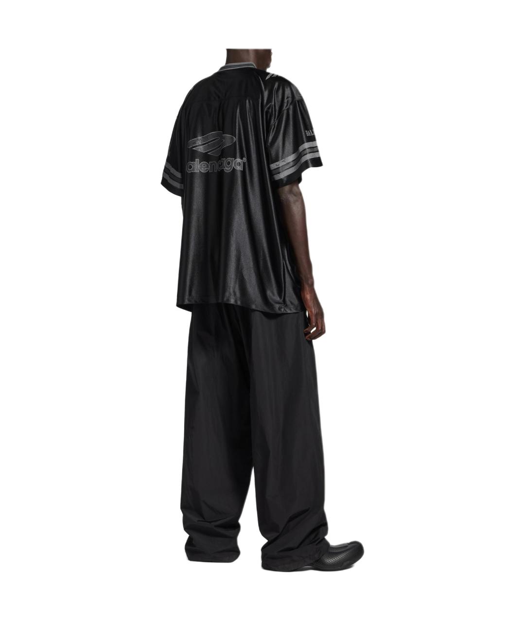 BALENCIAGA Черная футболка, фото 4