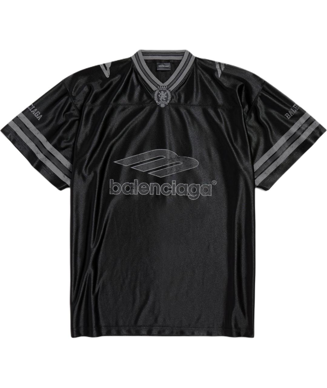 BALENCIAGA Черная футболка, фото 1