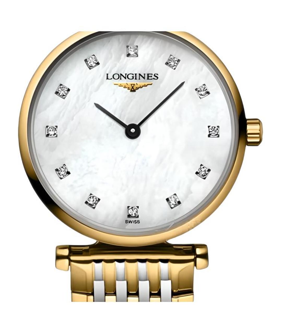 LONGINES Белые часы, фото 5