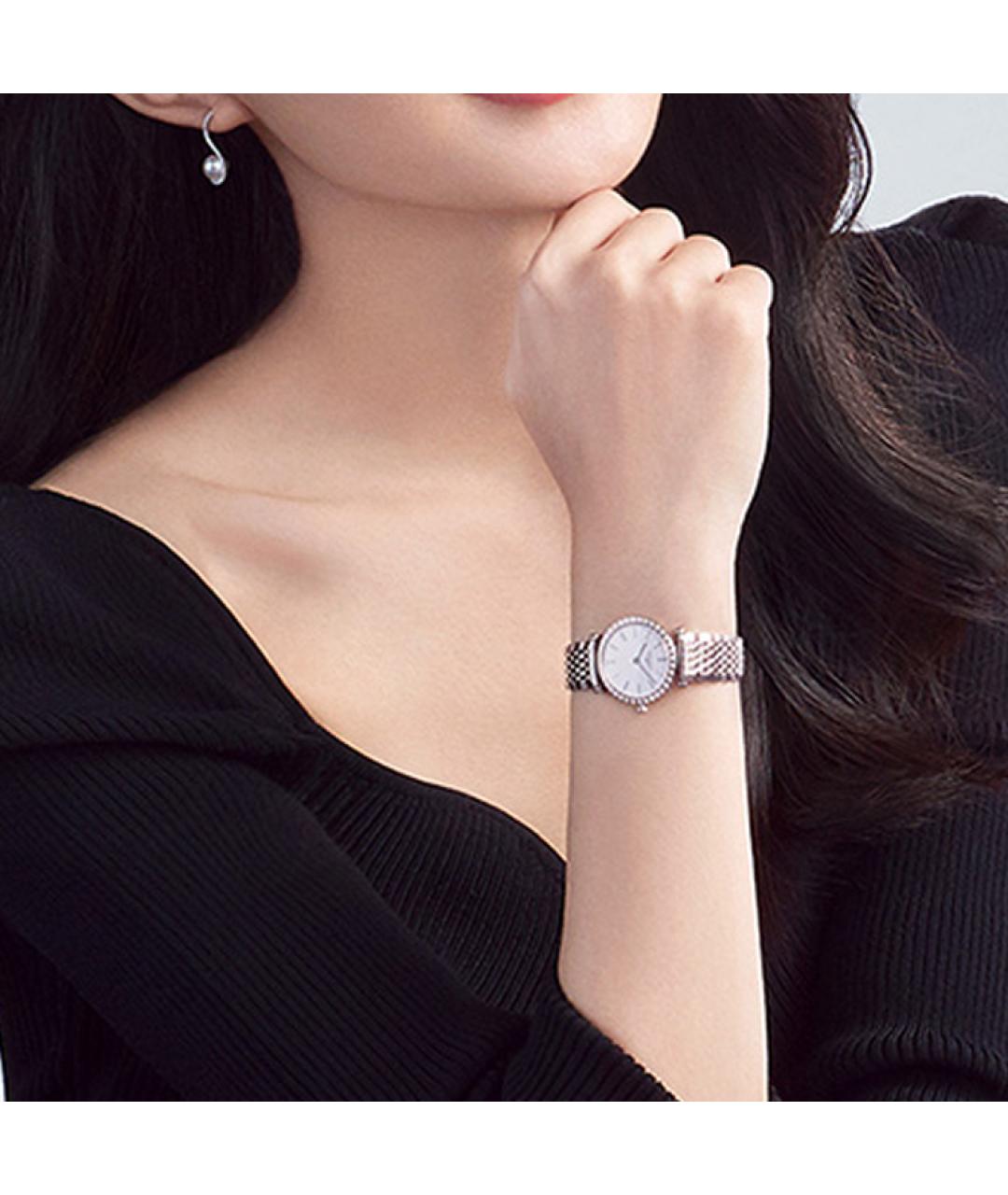 LONGINES Белые часы, фото 4