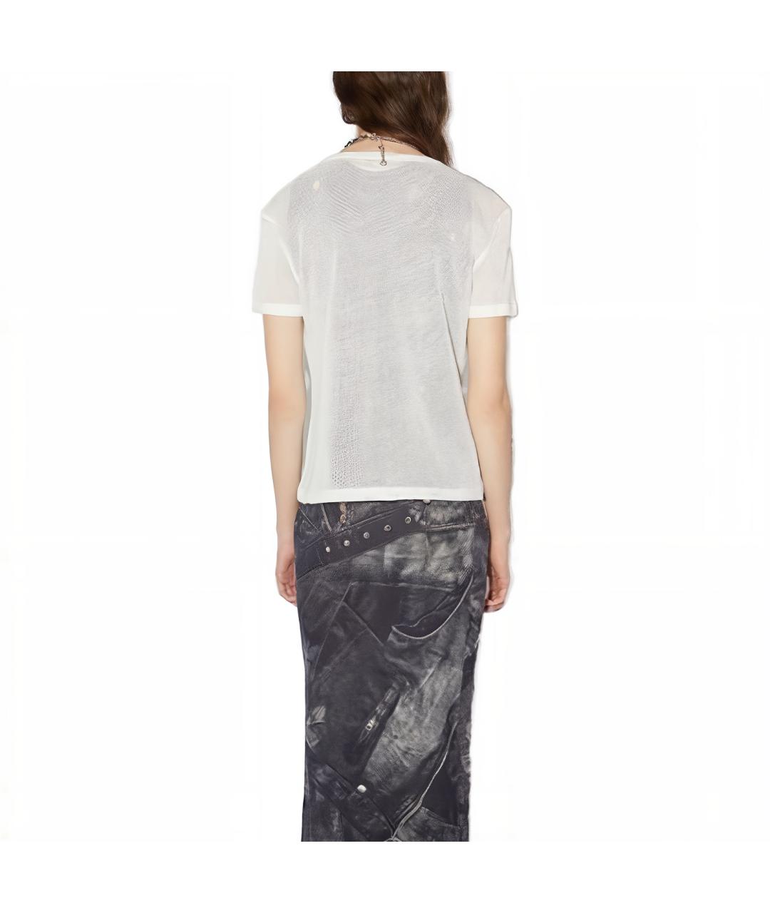 ACNE STUDIOS Белая футболка, фото 3