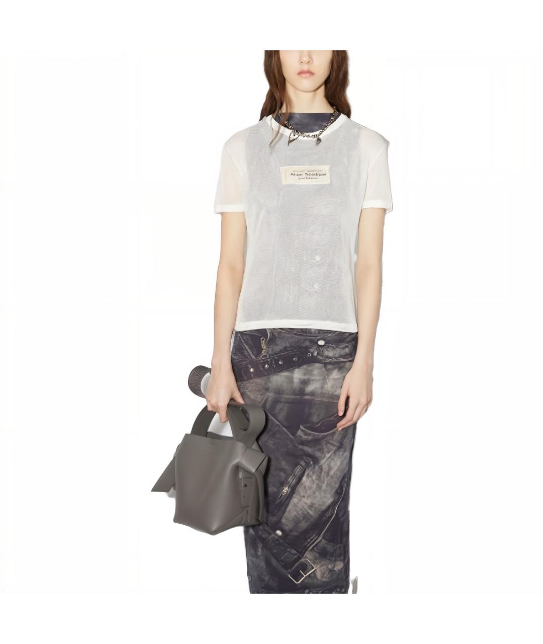 ACNE STUDIOS Белая футболка, фото 2