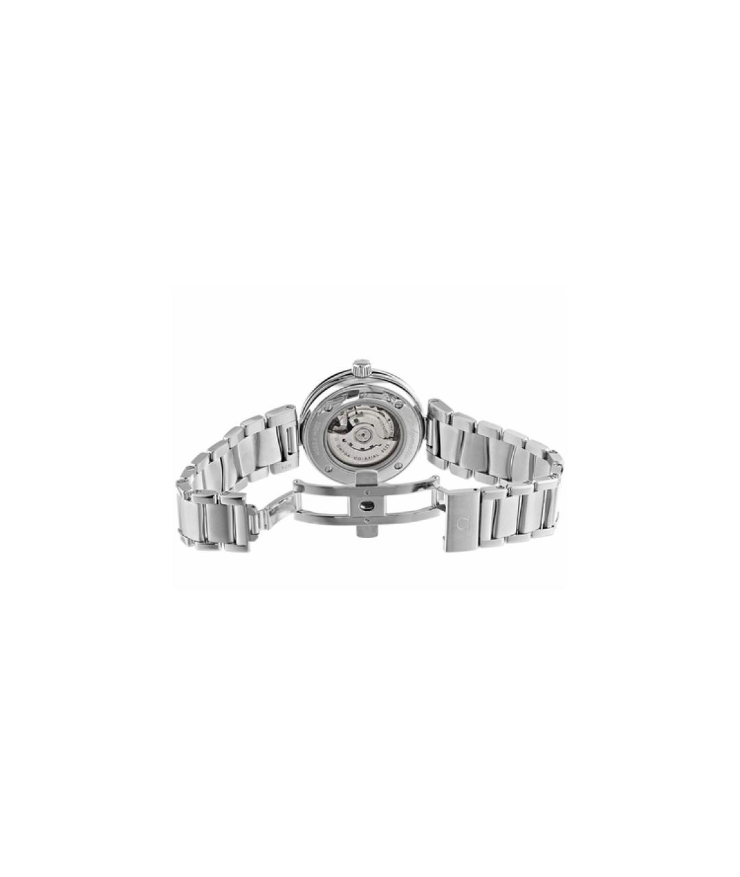 OMEGA Розовые металлические часы, фото 3