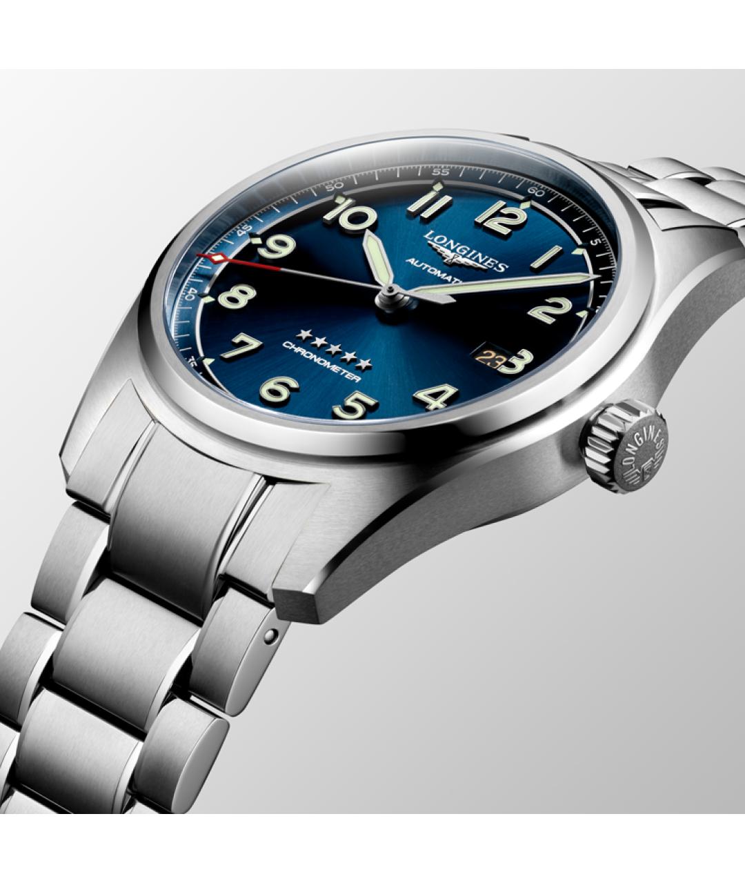 LONGINES Синие часы, фото 5