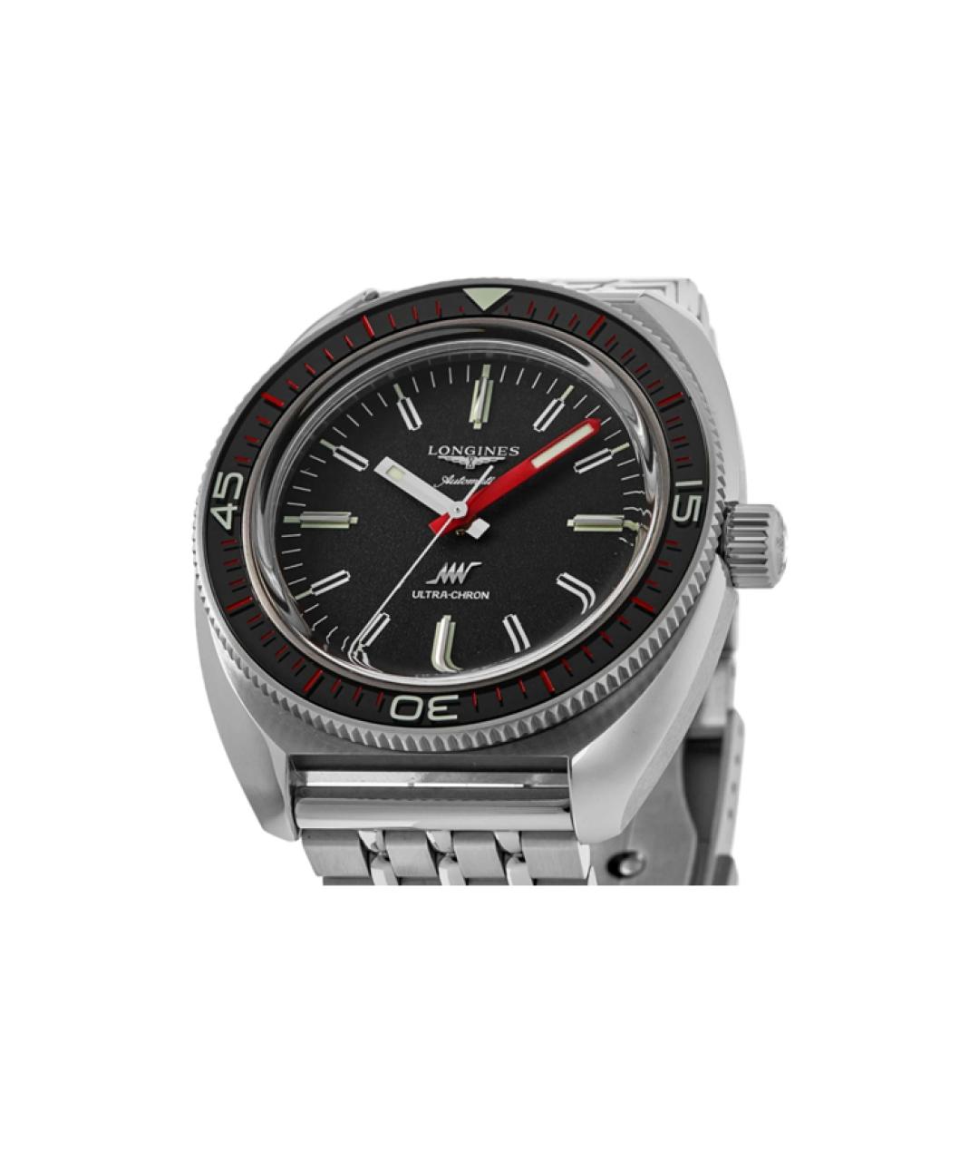 LONGINES Черные часы, фото 2