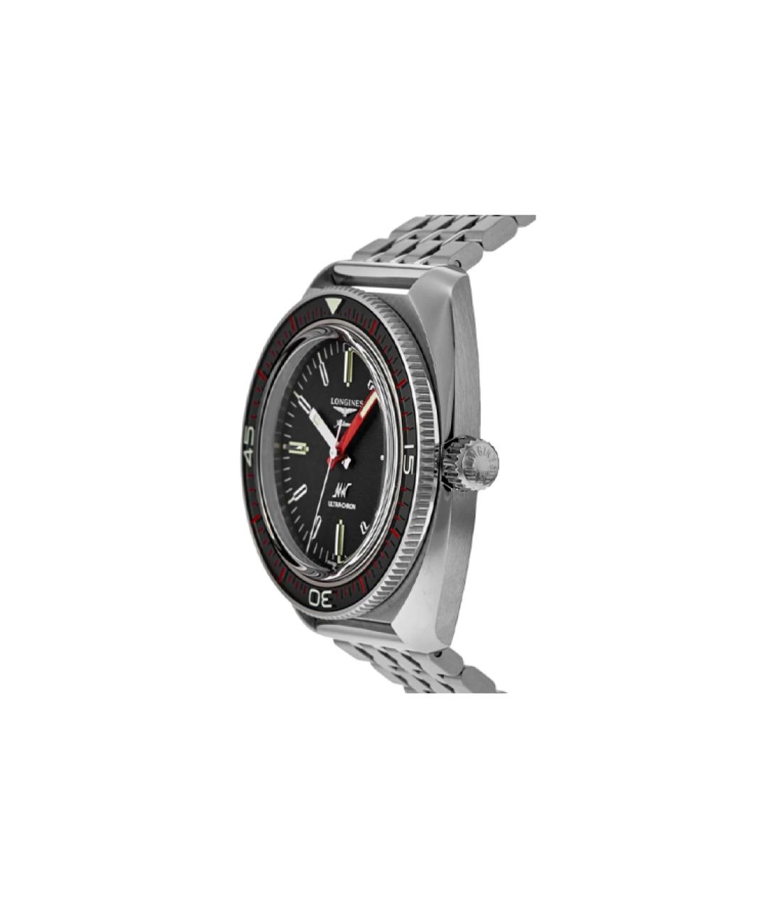 LONGINES Черные часы, фото 3